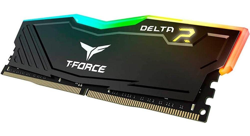 TeamGroup T-Force Delta RGB DDR4 Desktop Gaming Memory, Metal Heatsink, ARGB Motherboard Sync, XMP 2.0, for Intel/AMD CPU, High Performance Low Latency RAM Module TeamGroup T-Force Delta RGB DDR4 Desktop Gaming Memory, Metal Heatsink, ARGB Motherboard Sync, XMP 2.0, for Intel/AMD CPU, High Performance Low Latency RAM Module