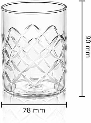 Borosil Vision Crown Glass Set of 6 (350 ml Each), Microwave Safe Glasses, Flame Proof Glasses Borosil Vision Crown Glass Set of 6 (350 ml Each), Microwave Safe Glasses, Flame Proof Glasses