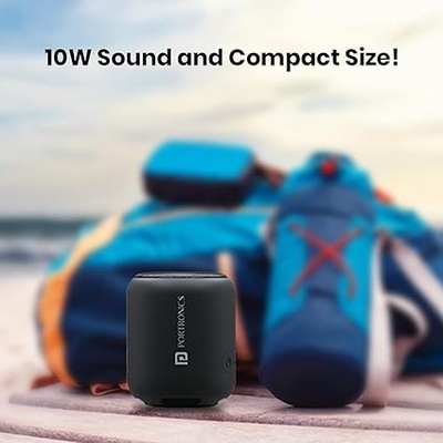 Portronics SoundDrum 1 10W TWS Portable Bluetooth Speaker, POR 1288 Portronics SoundDrum 1 10W TWS Portable Bluetooth Speaker, POR 1288