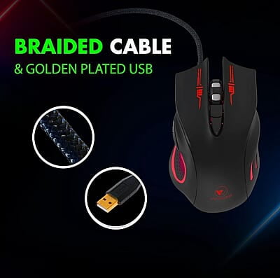 Wings Crosshair 100 Wired Optical Gaming Mouse