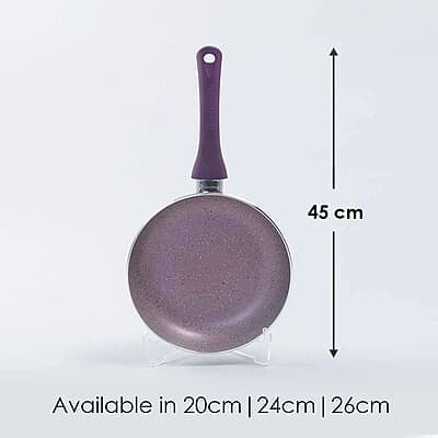 Wonderchef Royal Velvet Non-Stick Fry Pan with Induction Bottom 3 mm thick 26cm 2.1 litres Wonderchef Royal Velvet Non-Stick Fry Pan with Induction Bottom 3 mm thick 26cm 2.1 litres