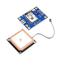 25x25x8mm 28db High Gain 5cm Length Built-in Ceramic Active GPS Antenna for NEO-6M NEO-7M NEO-8M
