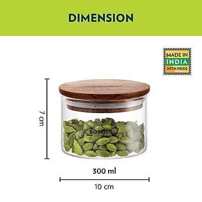 BOROSIL MIXING BOWL WITH LID 1.3L