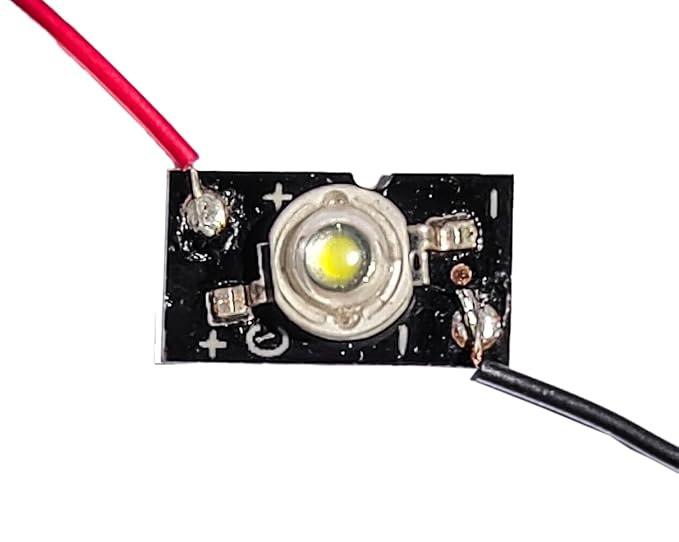 SYMFONIA 5 Watt White SMD LED Diode Bulb Lamp with Heatsink (Pack of 10) Light Electronic Hobby Kit