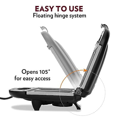 Borosil Klassy 800 Watt Sandwich Maker, 2 Slice Sandwich Maker, Non-stick Nontoxic plates opens 90°, BPA & PTFE Free Borosil Klassy 800 Watt Sandwich Maker, 2 Slice Sandwich Maker, Non-stick Nontoxic plates opens 90°, BPA & PTFE Free