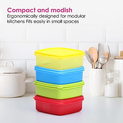 Varmora V Fresh 250 ml Set of 11 FDA Approved BPA-Free Fun Colors Fresh and Hygienic Food Storage Container