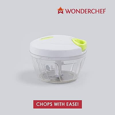 Wonderchef Classic String Vegetable Chopper & Whipper Vegetable Cutter 300 ml