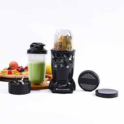 Wonderchef Nutri Blend Photon with Sipper Lid 22000 RPM, 400W  Grinder,Blender & Smoothie Maker