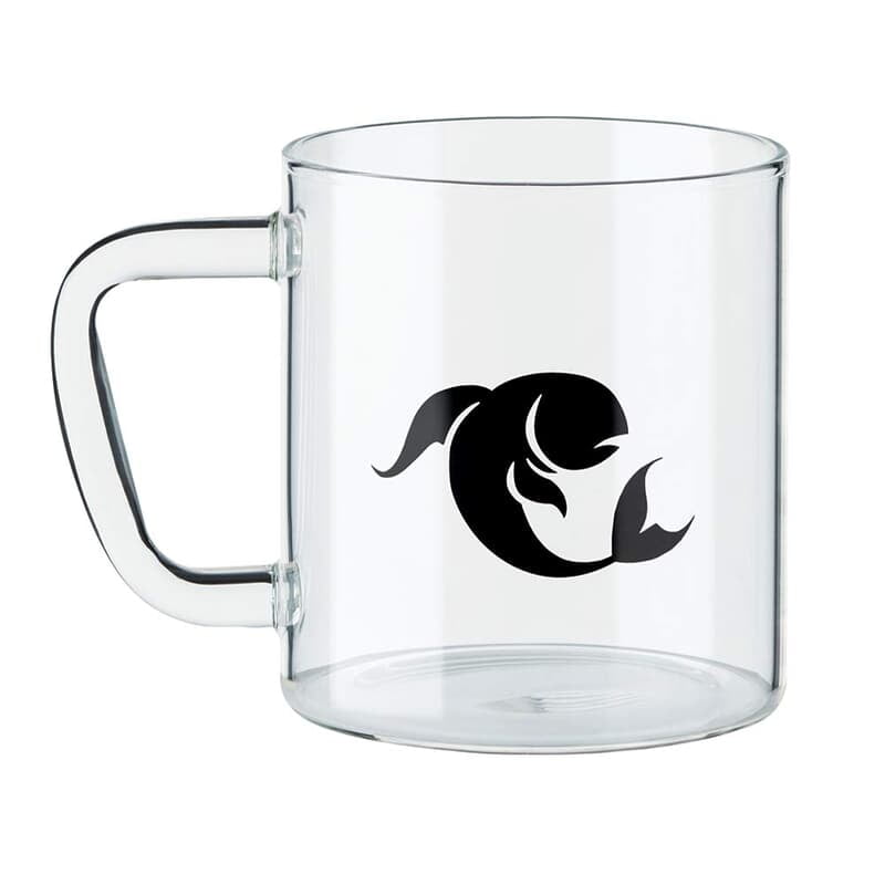 Borosil Glass Mug - 1 Piece, Pisces Transparent, 305ml Borosil Glass Mug - 1 Piece, Pisces Transparent, 305ml