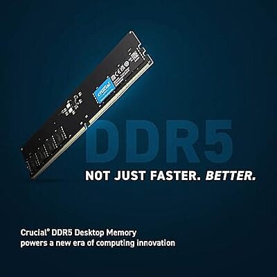 OpenBox Crucial RAM 8GB Desktop Memory CT8G48C40U5 Black OpenBox Crucial RAM 8GB Desktop Memory CT8G48C40U5 Black