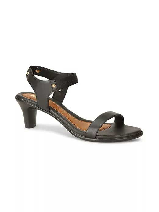 Bata Tricia Sandal Women's Black Heels - 6 UK (7616983)