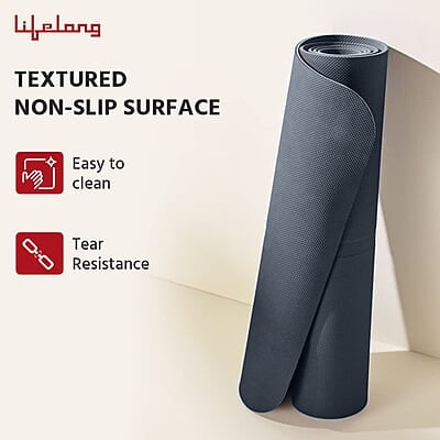 Lifelong Yoga mat for Women & Men EVA Material 6mm Anti Slip for Gym Workout Lifelong Yoga mat for Women & Men EVA Material 6mm Anti Slip for Gym Workout