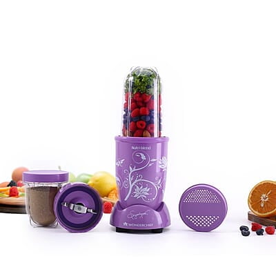 Wonderchef Nutri Blend Orchid, 22000 RPM 400 W 2 Unbreakable Jars
