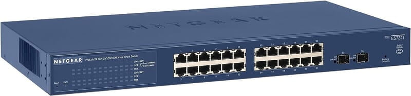 Netgear GS 724 T 24 Port Switch Netgear GS 724 T 24 Port Switch