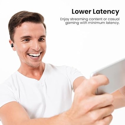 Portronics Harmonics Twins S3 Smart TWS Bluetooth 5.3 in Ear Earbuds with 20 Hrs Playtime, 8Mm Drivers, Type C Charging, Ipx4 Water Resistant, Low Latency, Lightweight Design(Black) Portronics Harmonics Twins S3 Smart TWS Bluetooth 5.3 in Ear Earbuds with 20 Hrs Playtime, 8Mm Drivers, Type C Charging, Ipx4 Water Resistant, Low Latency, Lightweight Design(Black)