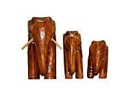 EELIKA Wooden Elephant Figurines for Home Decor, Set of 3, Brown || 1st Elepant Dimensions: 8cm x 3cm x 7cm, 2nd Elephant Dimensions: 6.5cm x 2.5cm x 4.5cm, 3rd Elephant Dimensions: 5cm x 2cm x 4cm EELIKA Wooden Elephant Figurines for Home Decor, Set of 3, Brown || 1st Elepant Dimensions: 8cm x 3cm x 7cm, 2nd Elephant Dimensions: 6.5cm x 2.5cm x 4.5cm, 3rd Elephant Dimensions: 5cm x 2cm x 4cm