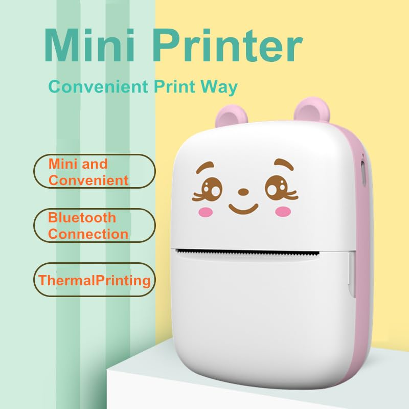 Mini Pocket Printer, Gifts for Kids, Portable Thermal Printer Mini Pocket Printer, Gifts for Kids, Portable Thermal Printer