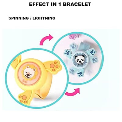 Fidget Wrist Band for Kids with LED Light