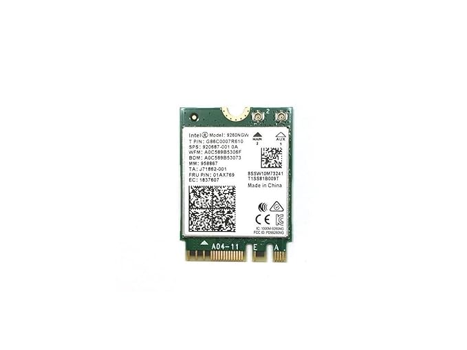 Intel M.2 AC 9260 WiFi Card only       (Model No.: 9260NGW )
