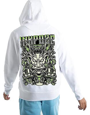 Sublimation Printed Hoodies White Colour VLAM Tatoo Design Graphic Art Cotton Unisex Hoodie | Trendy Back Print Anime Hoodie and Sweatshirt Sublimation Printed Hoodies White Colour VLAM Tatoo Design Graphic Art Cotton Unisex Hoodie | Trendy Back Print Anime Hoodie and Sweatshirt