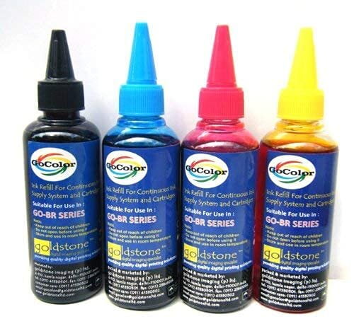 Premium Korean Quality Brother Compatible Inkjet Ink 100 ml x 4 Colours (Dye Ink) Best Premium Korean Quality Brother Compatible Inkjet Ink 100 ml x 4 Colours (Dye Ink) Best