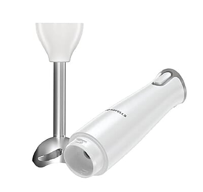 Havells Duro Blend - S Low Noise 300 watt Hand Blender with Detachable Stainless Steel White