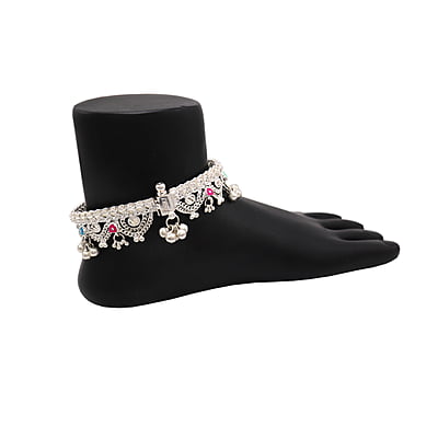 Sterling silver Chain Type Anklets/Payal Sterling silver Chain Type Anklets/Payal