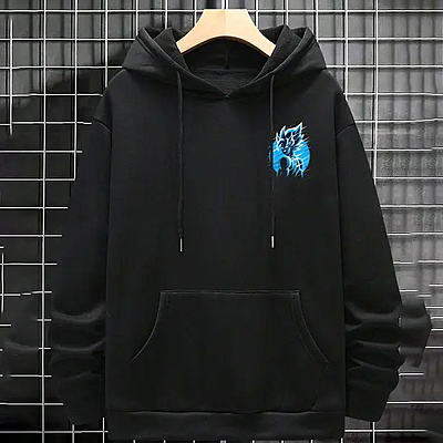 Sublimation Printed Hoodies Men For Hoodie new trendy mens sweatshirt black colour with lion print Sublimation Printed Hoodies Men For Hoodie new trendy mens sweatshirt black colour with lion print