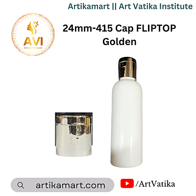 24mm -415 Cap FLIPTOP Golden 24mm -415 Cap FLIPTOP Golden