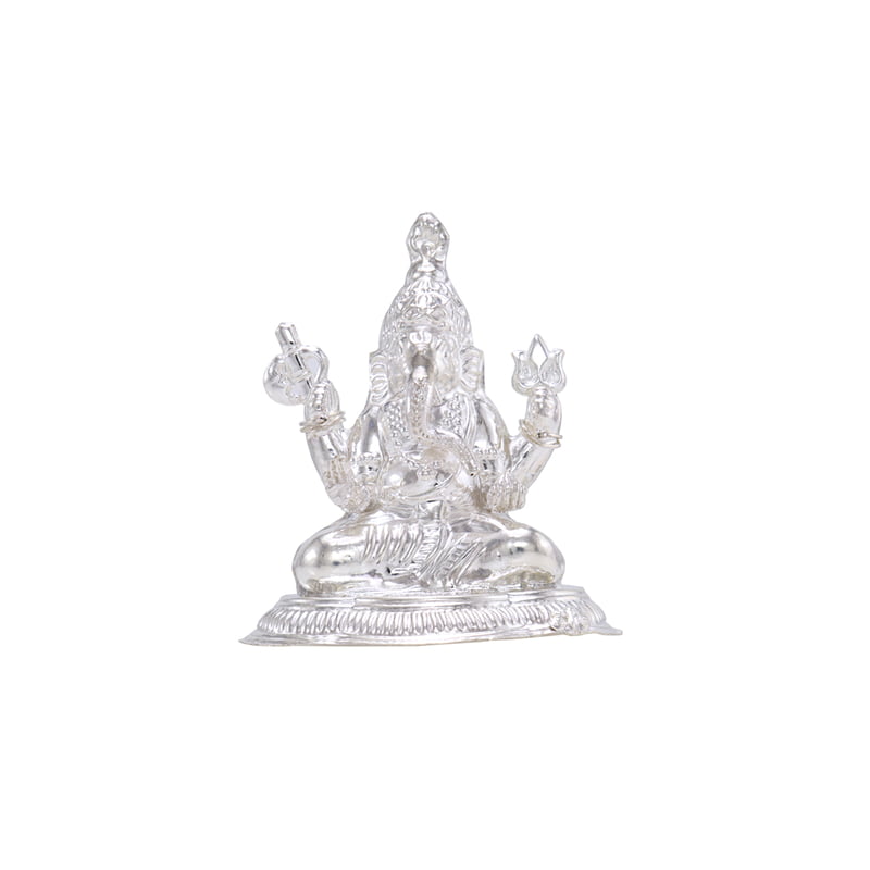 Silver Lord Ganesh vinayagar Idol
