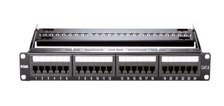 DLink Cat 6 UTP Loaded Patch Panel DLink Cat 6 UTP Loaded Patch Panel