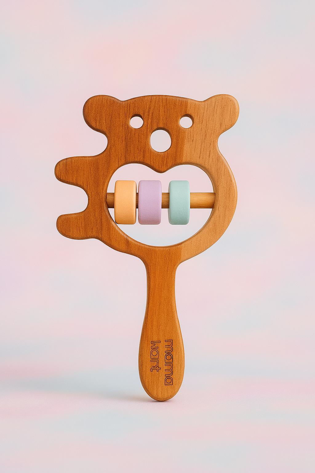 Neem Baby Teether and Rattle Set