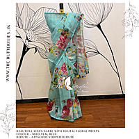 PURE LINEN SAREE YBRSLIN23438 PURE LINEN SAREE YBRSLIN23438