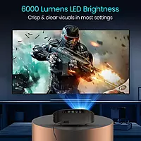 Portronics Beem 490 Smart LED Projector | 1080p Full HD, Auto Focus, Streaming Apps, 6000 lm | Portable Projector with Remote Controller (Black) Portronics Beem 490 Smart LED Projector | 1080p Full HD, Auto Focus, Streaming Apps, 6000 lm | Portable Projector with Remote Controller (Black)