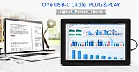 Magedok 10.1 Inch IPS
1920*1200 USB Portable
Touch Monitor with Stand
(T101E) SKU: T101E