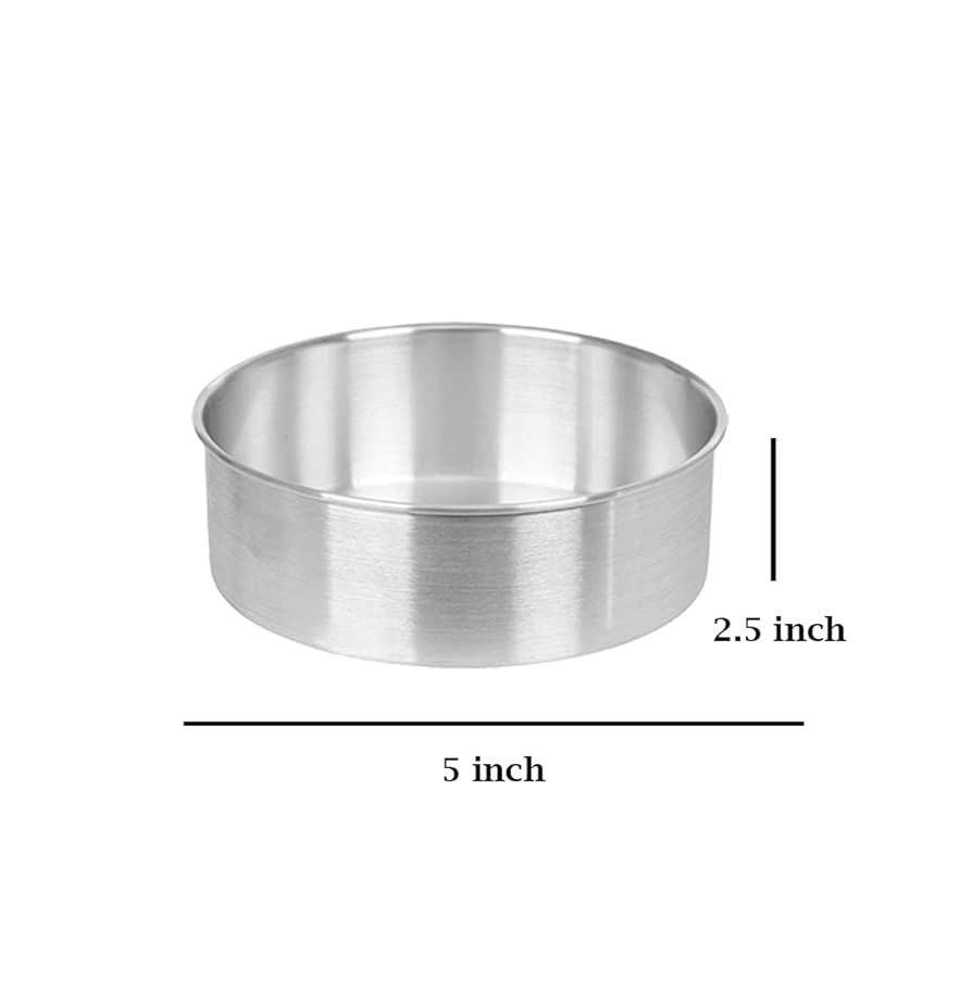 ROUND ALUMINIUM TIN | 5X2.5 inch ROUND ALUMINIUM TIN | 5X2.5 inch