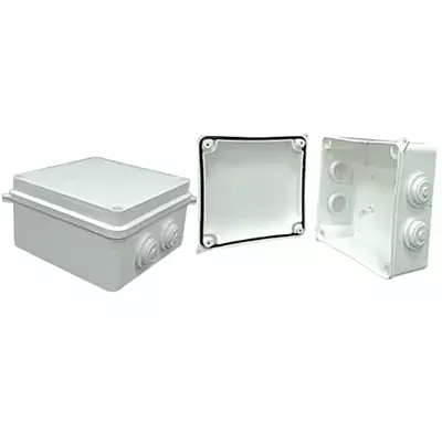 5X5 PVC Square Junction Box for CCTV - Waterproof