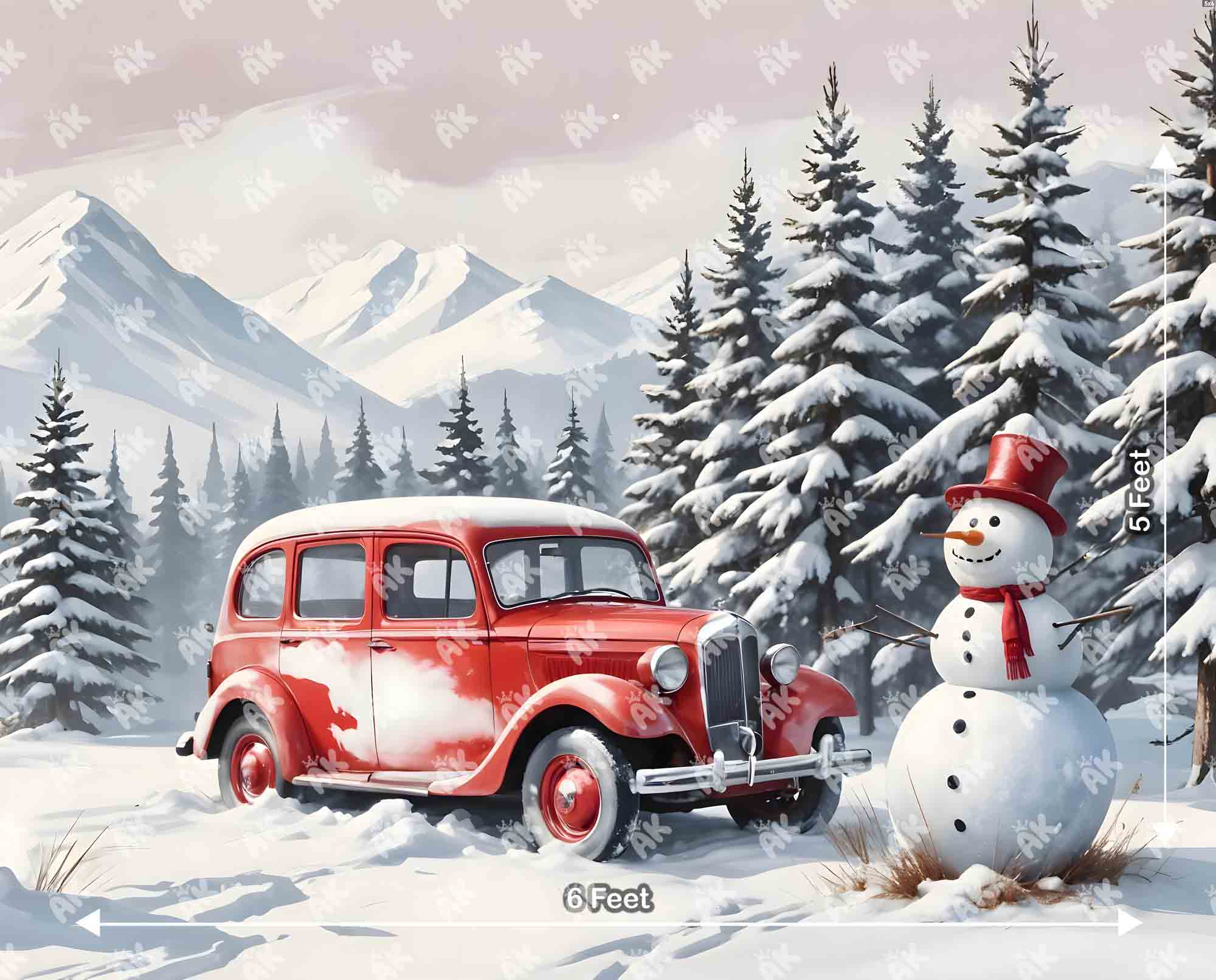 Snowy Vinatge Car (PRE-ORDER) Snowy Vinatge Car (PRE-ORDER)