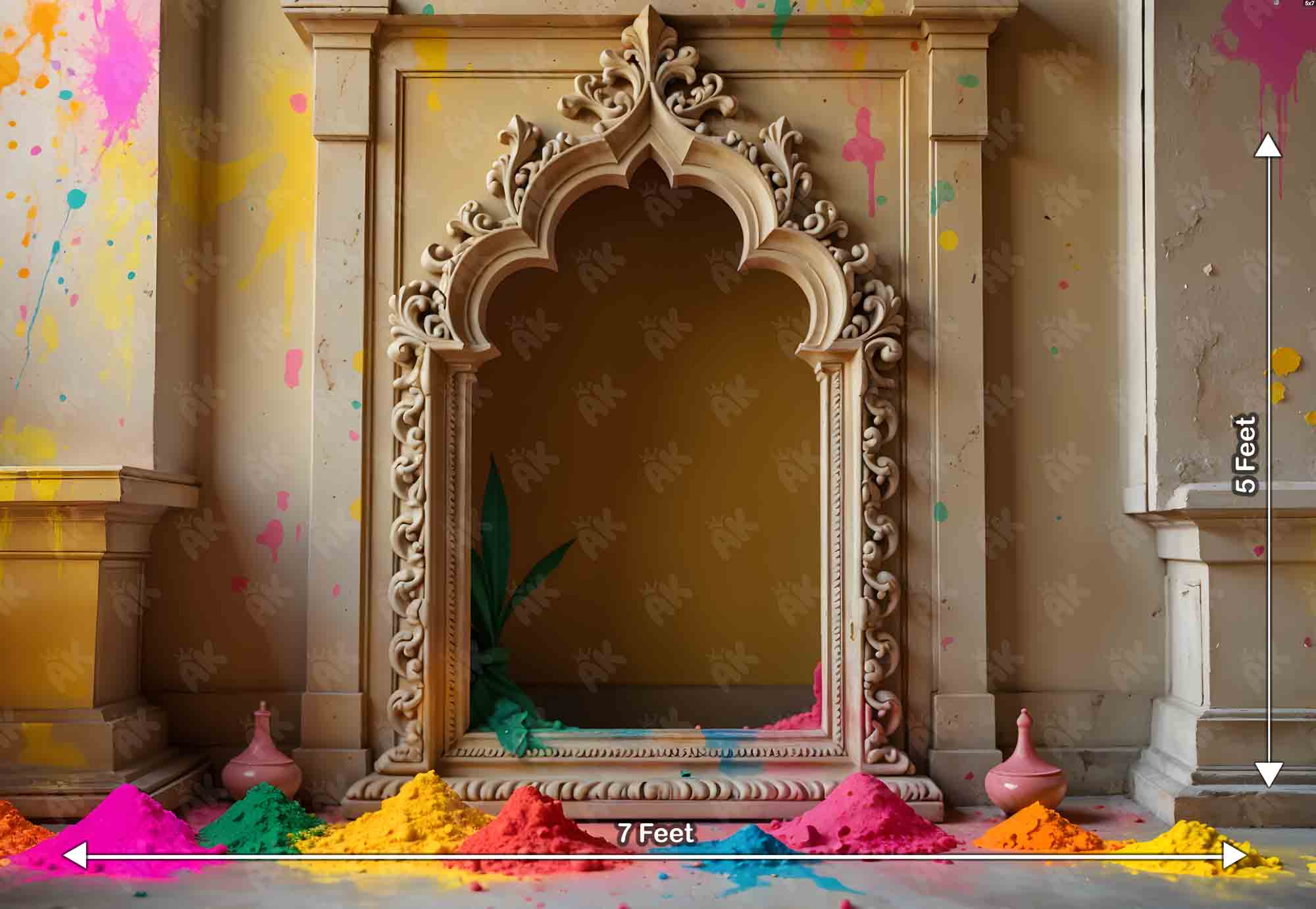 Holi Backdrop - Type 3 (PRE-ORDER)