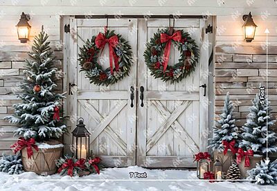 White Christmas Barn (PRE-ORDER)