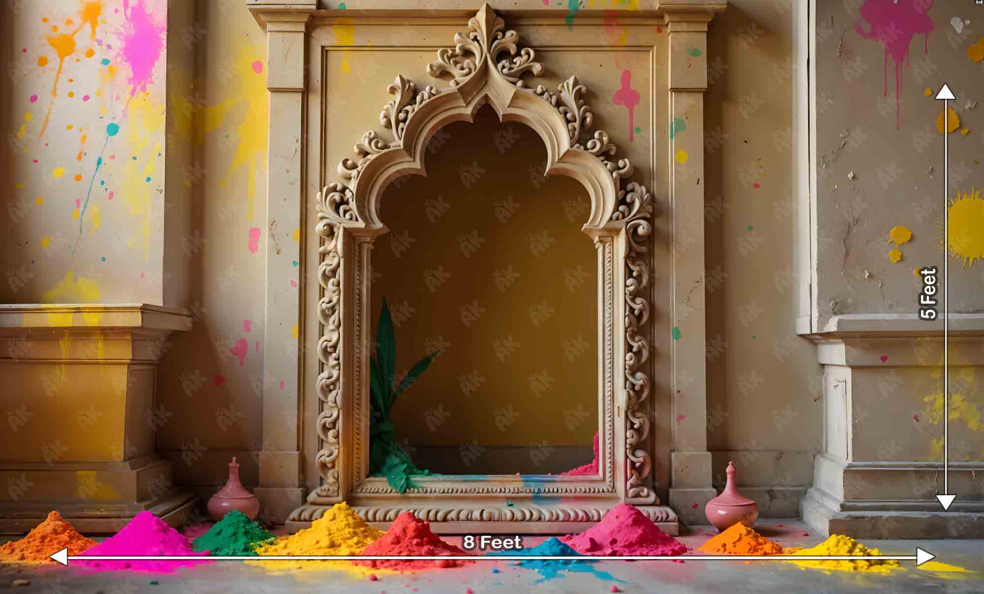 Holi Backdrop - Type 3 (PRE-ORDER)