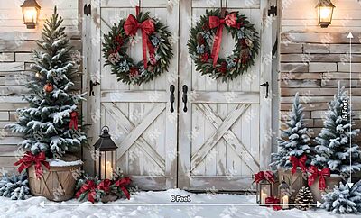 White Christmas Barn (PRE-ORDER)