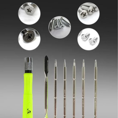 Stainless Steel 7395B Multifunctional Screwdriver Set, 6 Inch Stainless Steel 7395B Multifunctional Screwdriver Set, 6 Inch