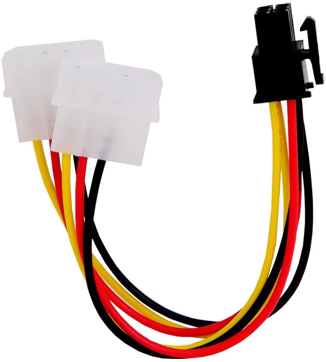 2 Smps M To 6 Pin F Cable