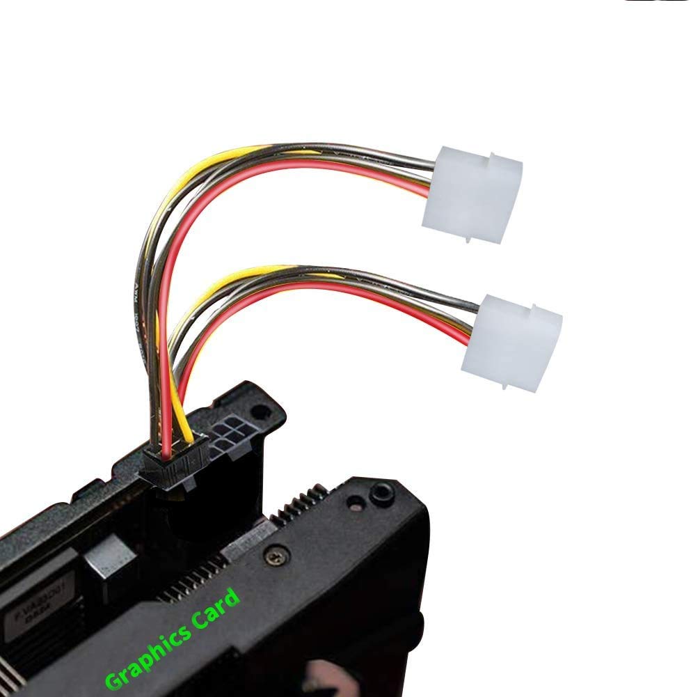 2 Smps M To 6 Pin F Cable