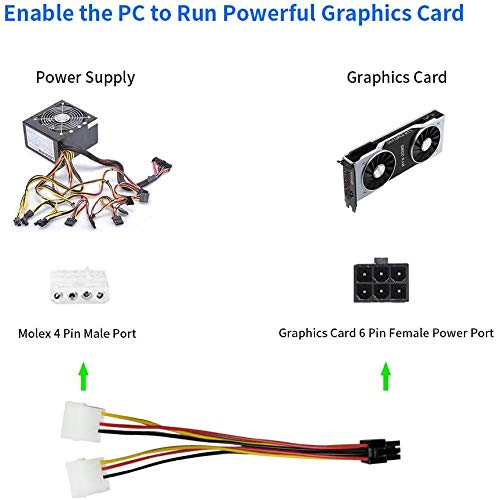 2 Smps M To 6 Pin F Cable
