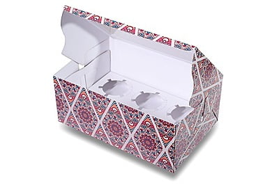 Qson Cup Cake Box 6CC