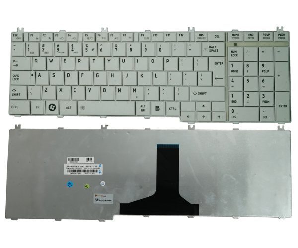 Laptop Keyboard Compattible for Toshiba Satellite C650 C650D C655-Series(White) Laptop Keyboard Compattible for Toshiba Satellite C650 C650D C655-Series(White)