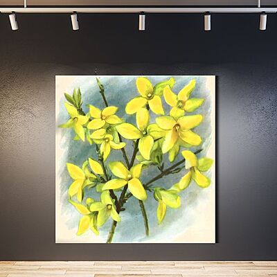 Wallart Forsythia Wallart Forsythia