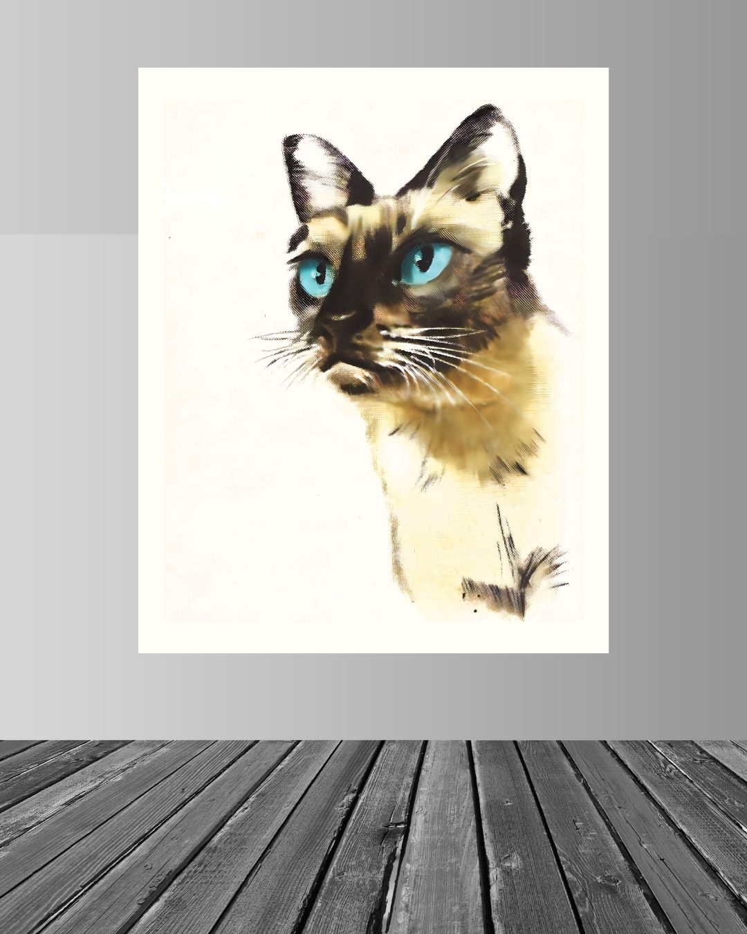 Wallart Cat Syjamski